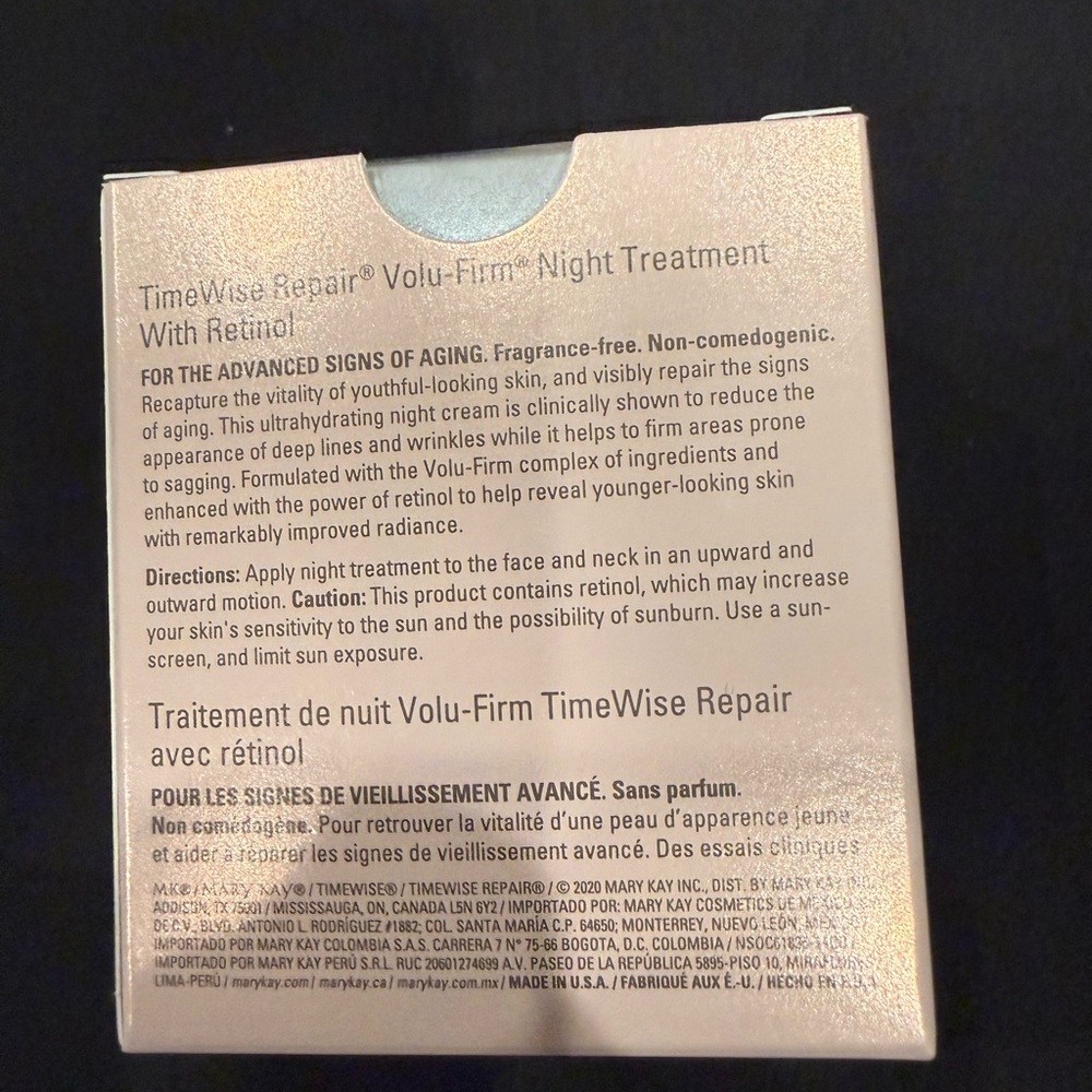 Mary Kay TimeWise Repair Volufirm Night Treatment with Retinol New in Box - Picture 3 of 5